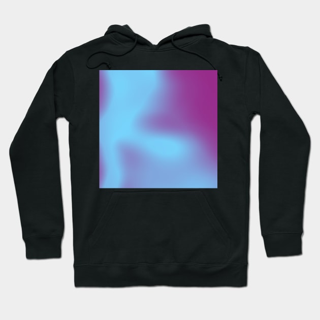 blue to pink gradient Hoodie by stupidpotato1